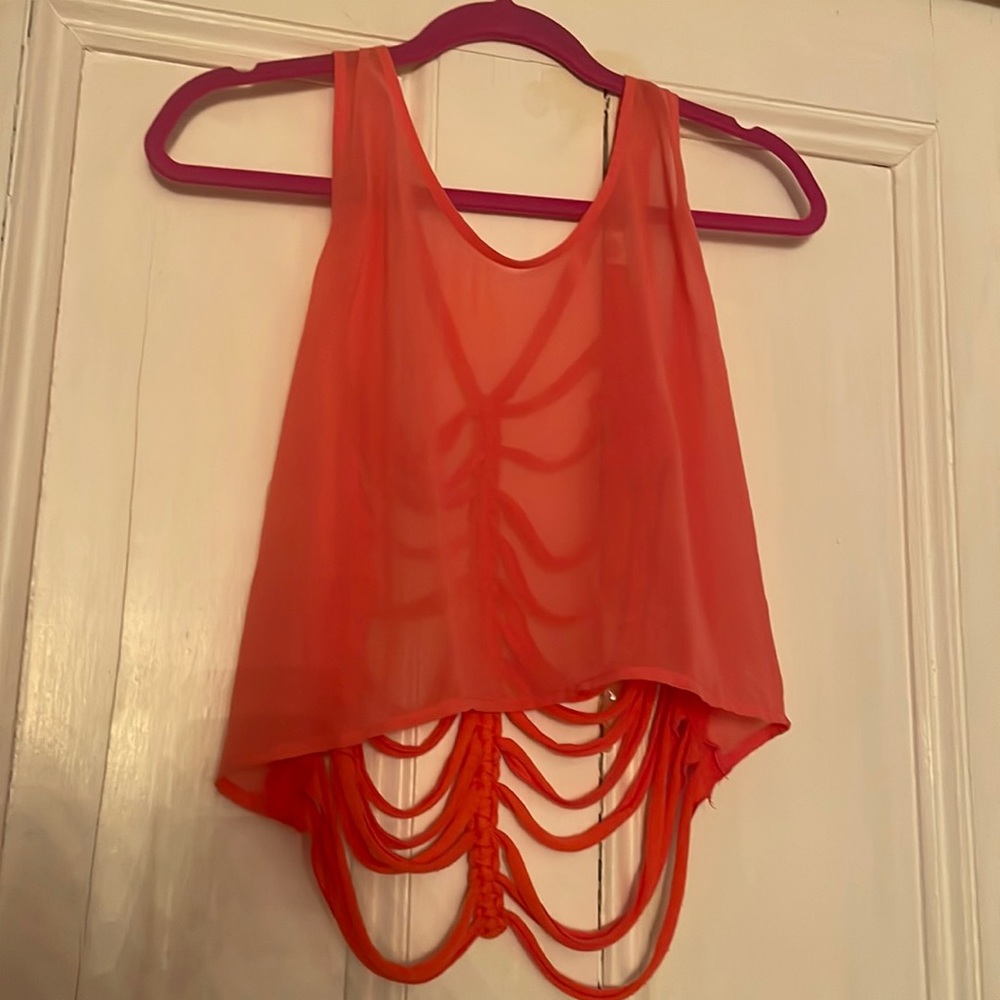 See-through top